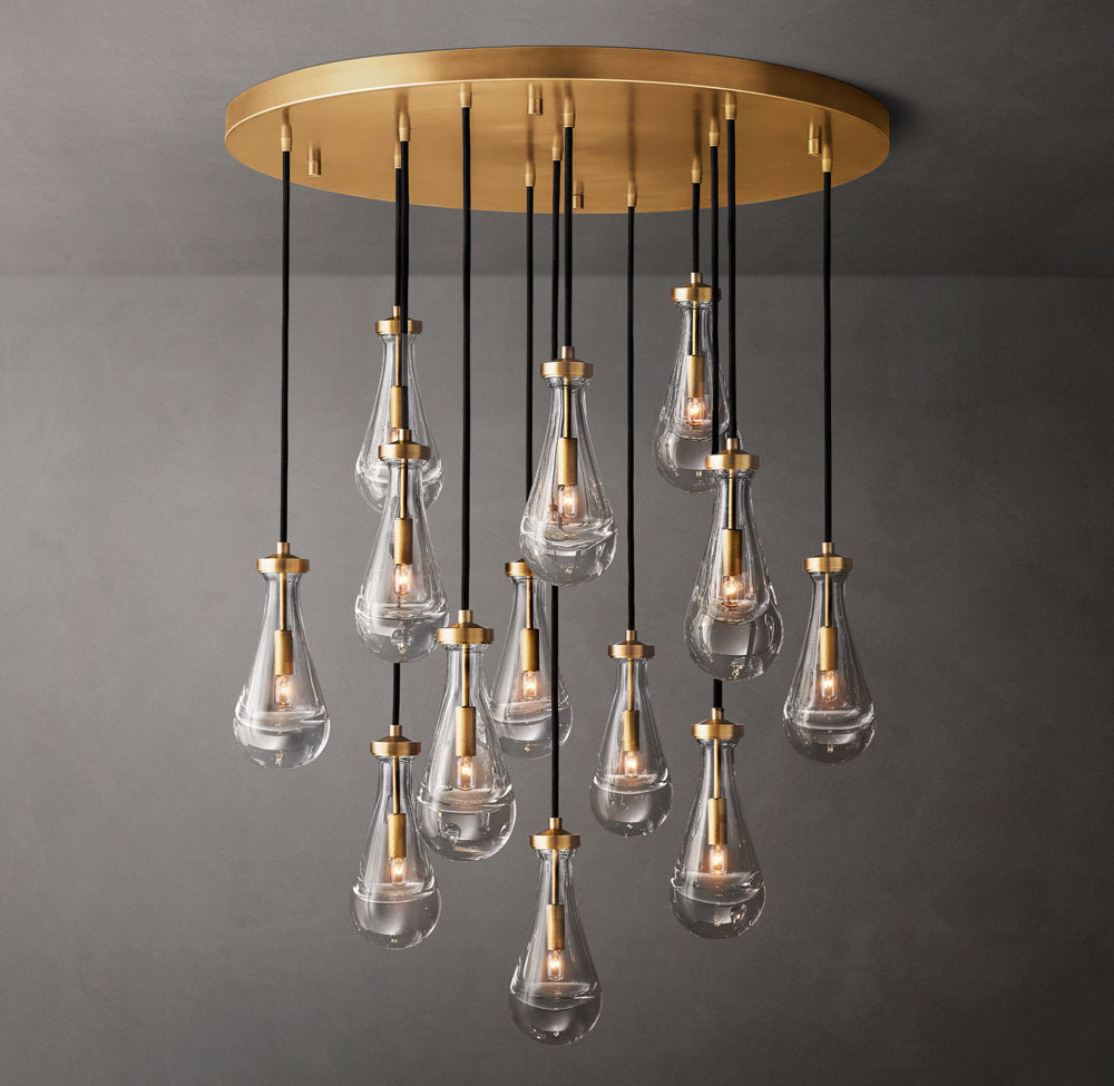 Rain Round Chandelier 36"