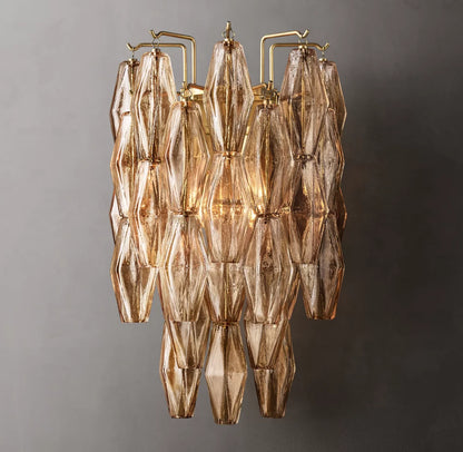 Chiara Smoke Glass Sconce