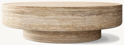 Vitolo Carved Round Coffee Table