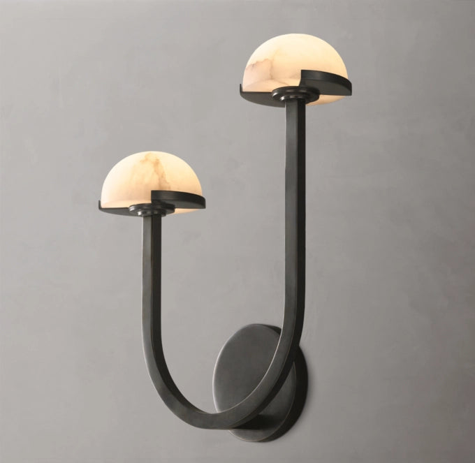 Pedra Double Sconce - Left