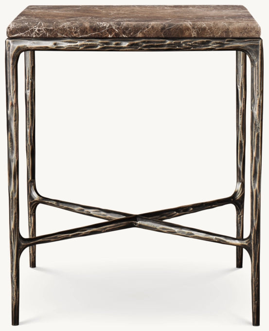 Thaddeus Marble Square Bedside Table