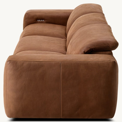 Blake Recliner Modular Leather 3-Piece Sofa