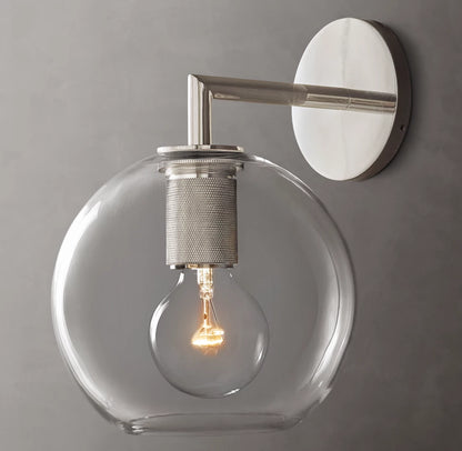 Utilitaire Globe Shade Sconce