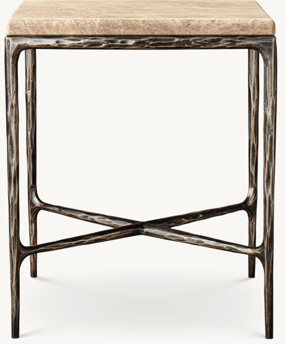 Thaddeus Marble Square Bedside Table