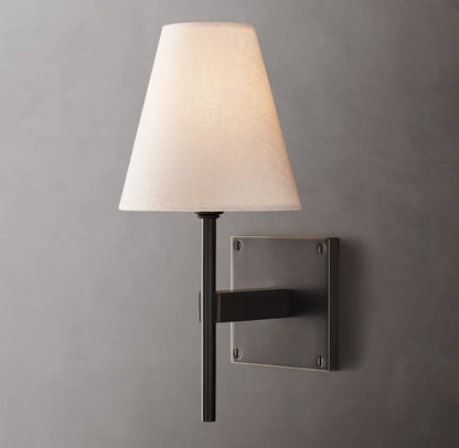 Fulham Linen Shade Sconce