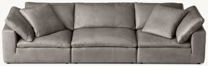 Cloud Modular Leather 3-Piece Sofa
