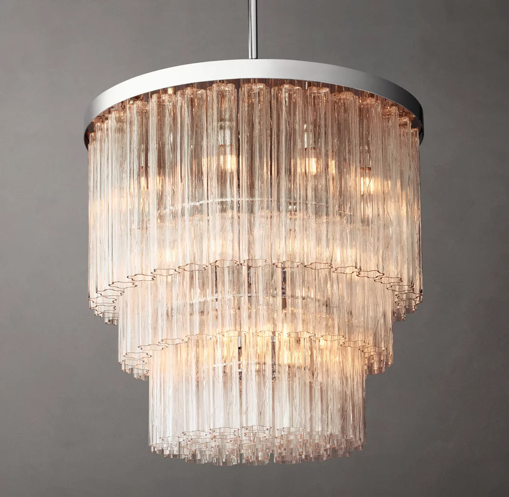 Cielo Three-Tier Round Chandelier 36"