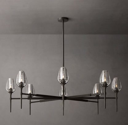 Tulip Round Chandelier 54"