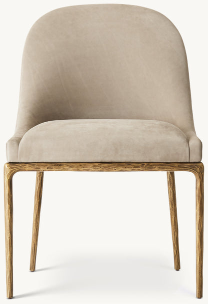 Thaddeus Slope Leather Dining Side Chair