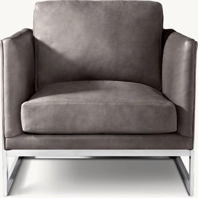 Milo Baughman Model #3426 Leather Chair, 1968