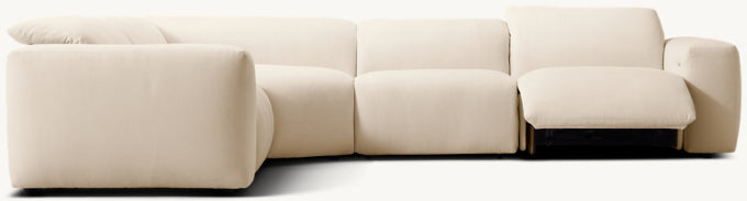 Blake Recliner Modular 4-piece L-Sectional