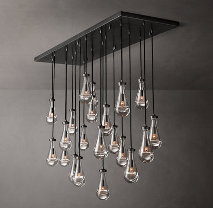 Rain Rectangular Chandelier 72"