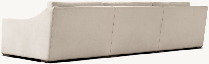 Modena Modular Slope Arm 3-Piece Sofa