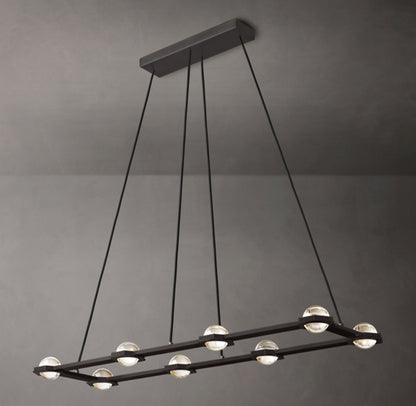 Éclatant Rectangular Chandelier 54"