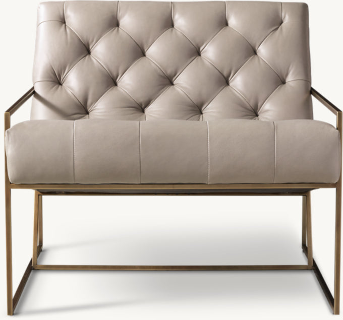 Marsden tufted Leather Chair