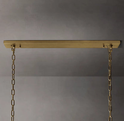 Harlow Crystal Rectangular Chandelier 62"