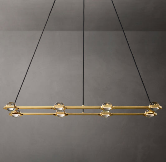 Éclatant Rectangular Chandelier 54"