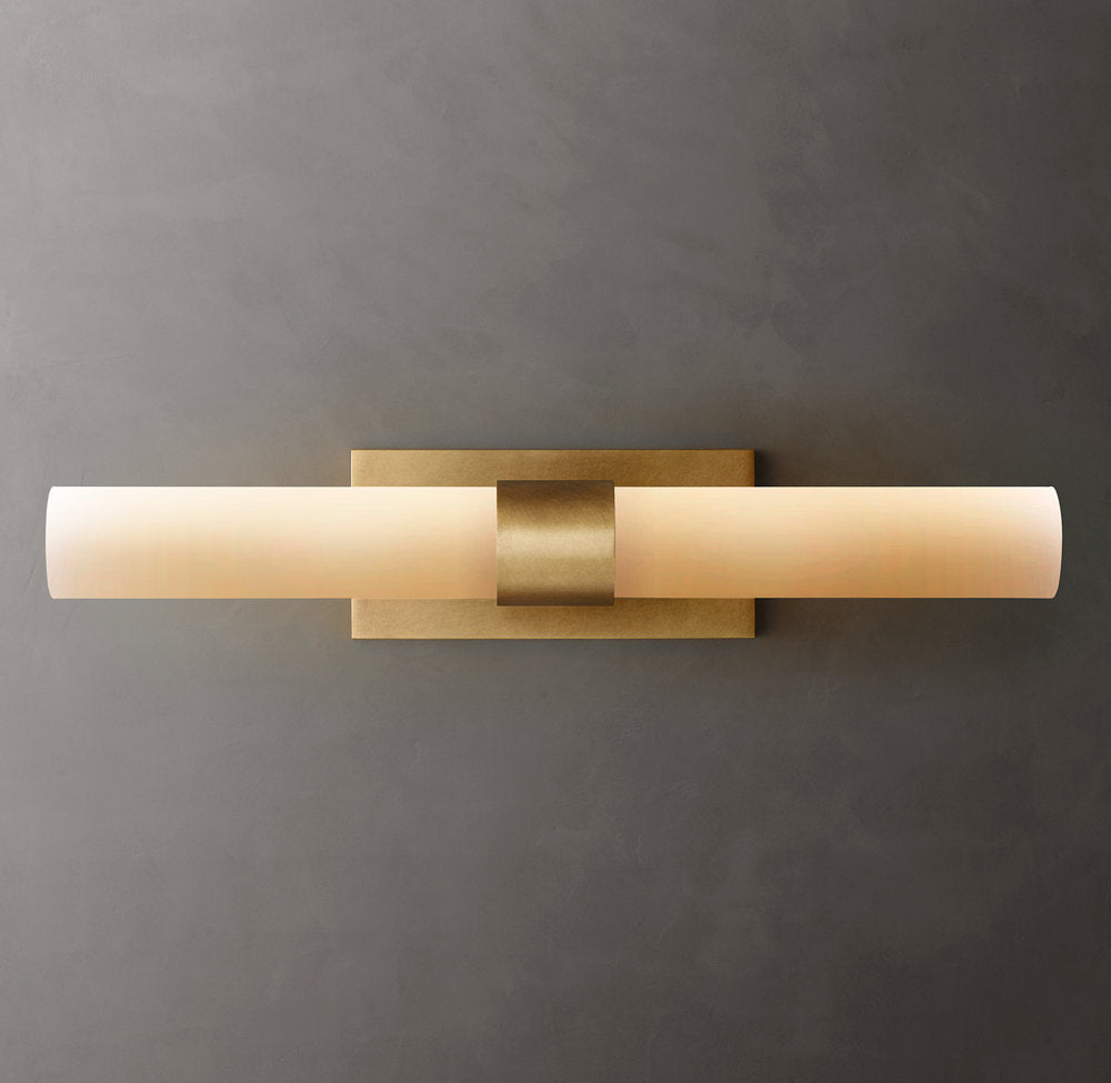 Ravelle Milk Glass Linear Sconce