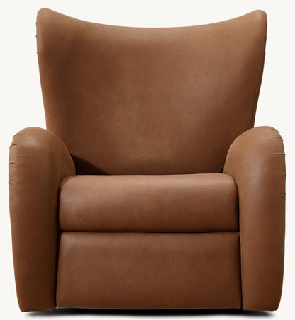 Gianna Leather Swivel Recliner