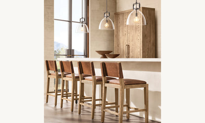 Machinist Glass Cloche Pendant