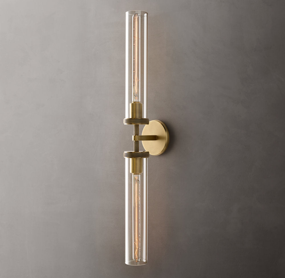 Lambeth Knurled Grand Linear Sconce