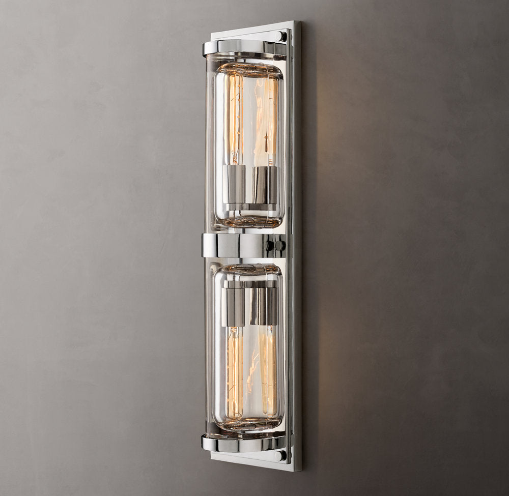 Savile Round Linear Sconce
