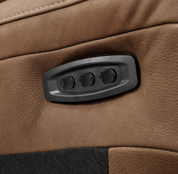 Lennon Recliner Modular Leather 4-Piece L-Sectional