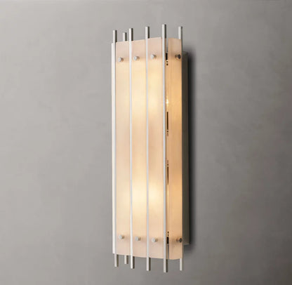 San Marco Alabaster Grand Rectangular Sconce