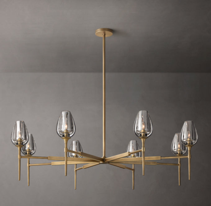 Tulip Round Chandelier 54"