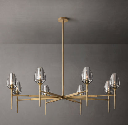 Tulip Round Chandelier 54"