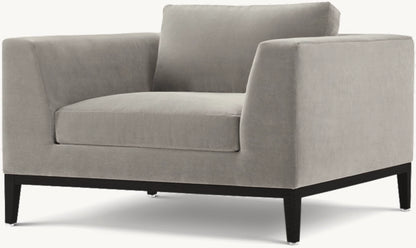 Italia Taper Arm Chair - Oak Base