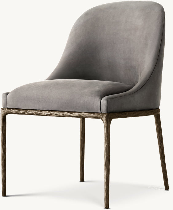 Thaddeus Slope Leather Dining Side Chair