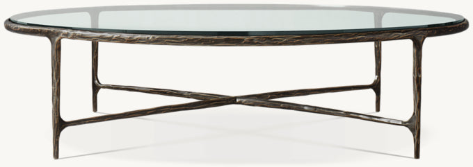 Thaddeus Glass Round Coffee Table