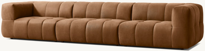 Dario Modular Leather 3-Piece Sofa