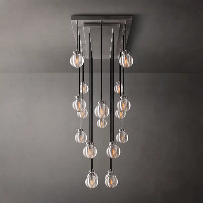 Pearl Rectangular Chandelier 54"