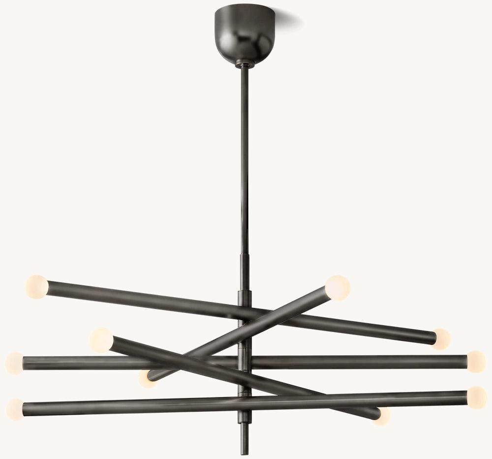 Rousseau 10-Light Mobile Orb Chandelier