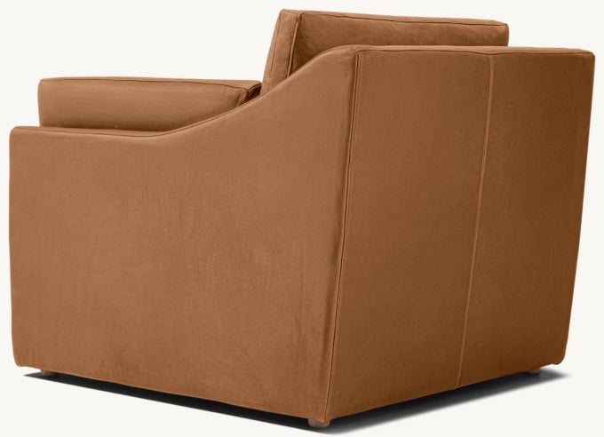 Cloud Slope Arm Leather Chair