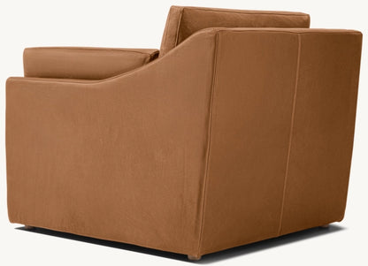 Cloud Slope Arm Leather Chair