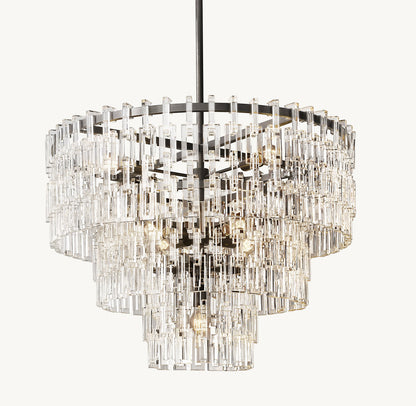 Marignan Tiered Round Chandelier 36"