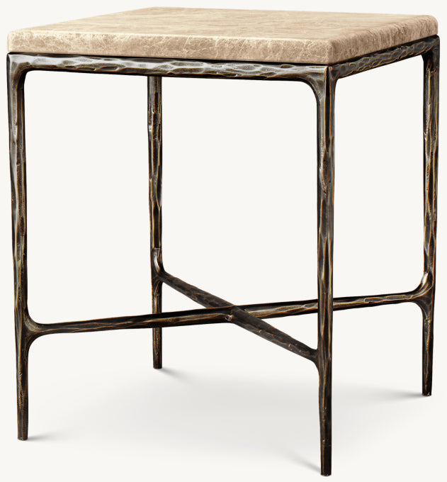 Thaddeus Marble Square Bedside Table