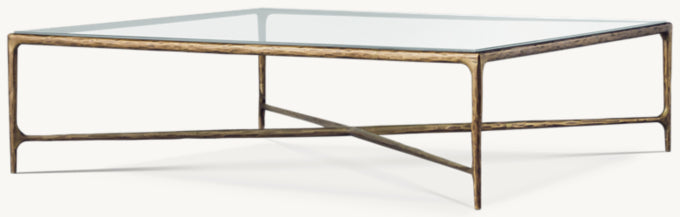 Thaddeus Glass Square Coffee Table