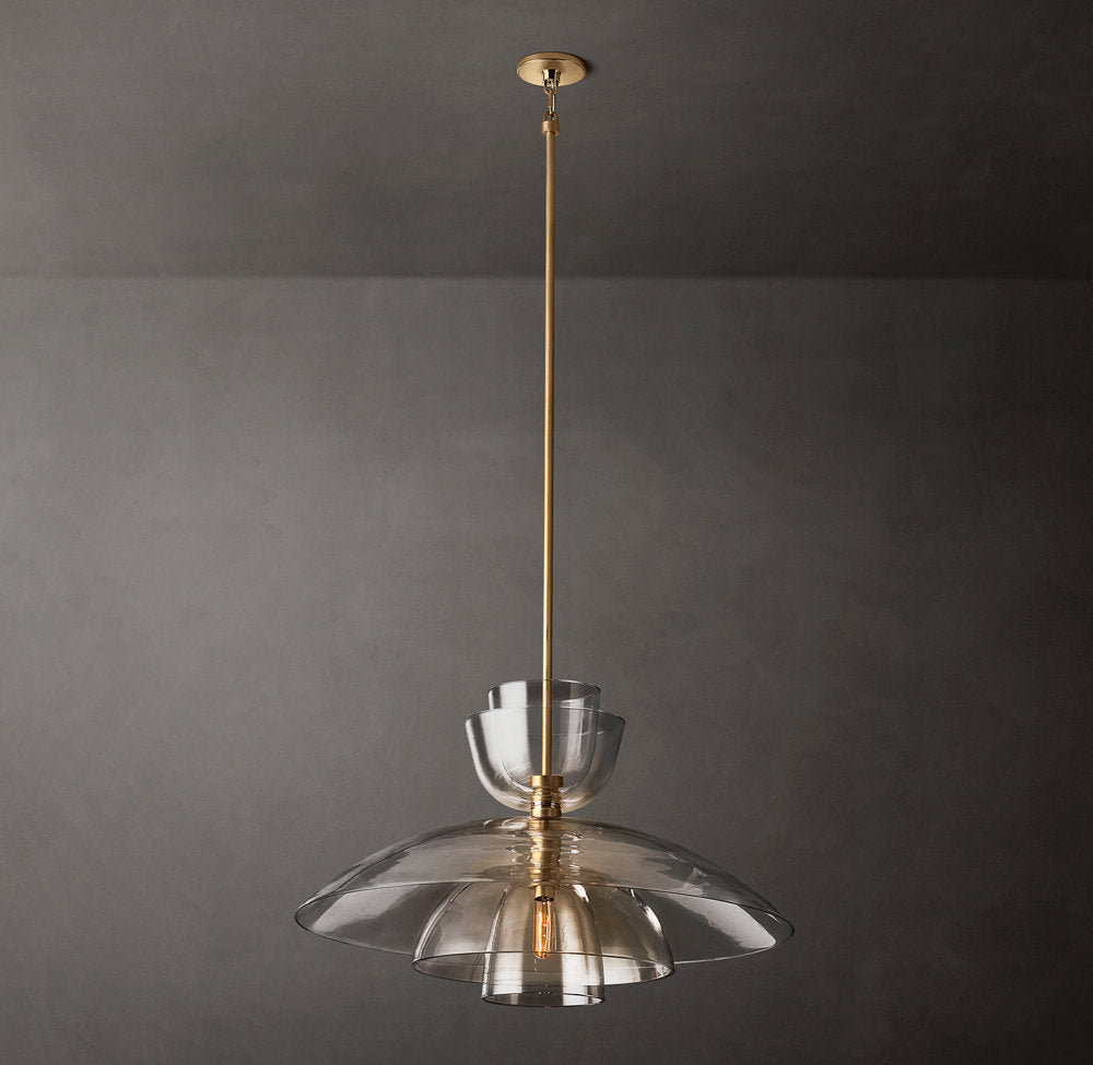 Blom Clear Glass Cloche Grand Pendant