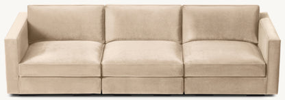 Maddox Modular Slim-Arm 3-Piece Sofa