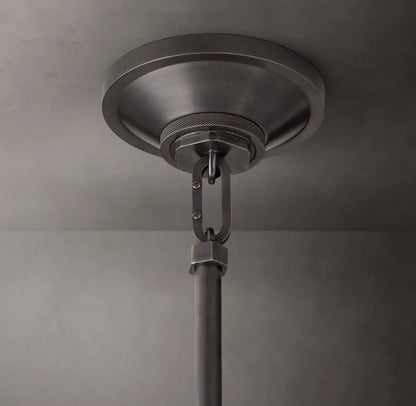 Machinist Glass Cloche Pendant