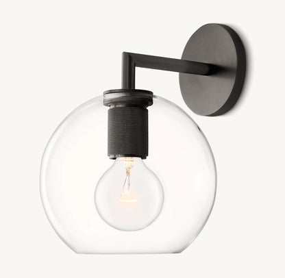 Utilitaire Globe Shade Sconce