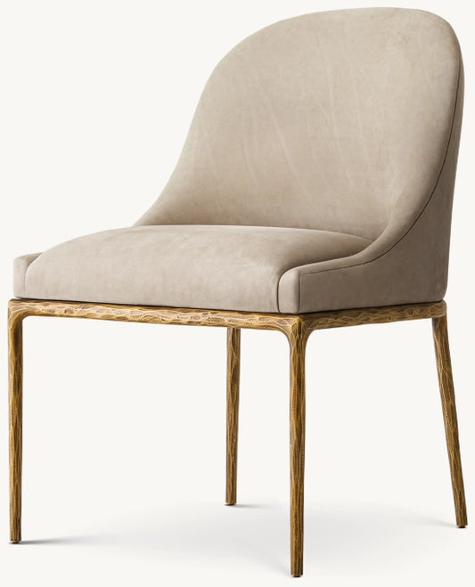 Thaddeus Slope Leather Dining Side Chair