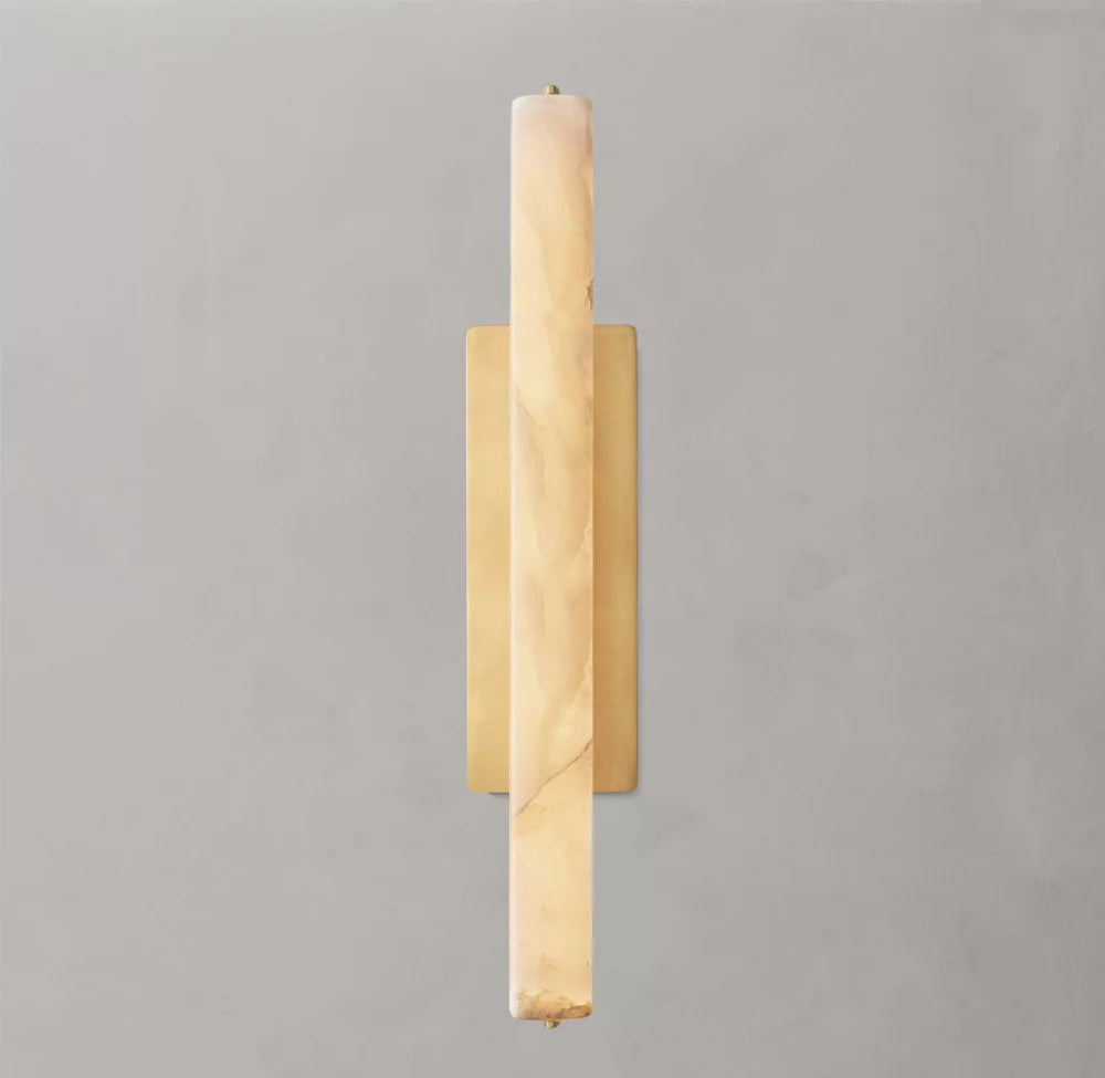 Audubon Alabaster Single Sconce