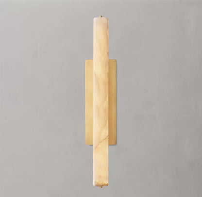 Audubon Alabaster Single Sconce