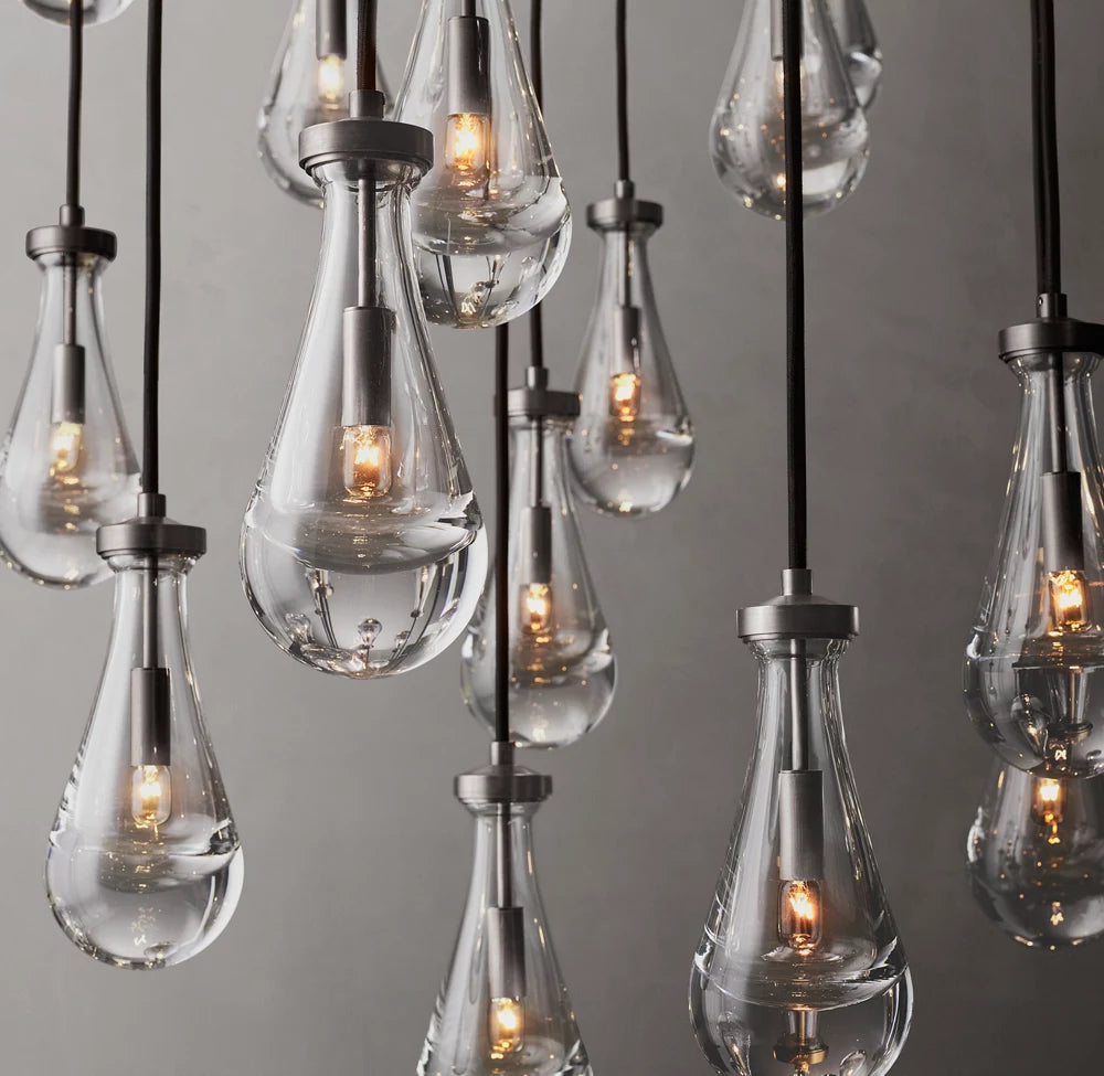 Rain Round Chandelier 60"