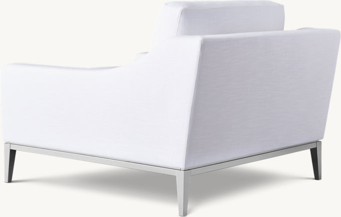 Italia Slope Arm Chair - Metal Base